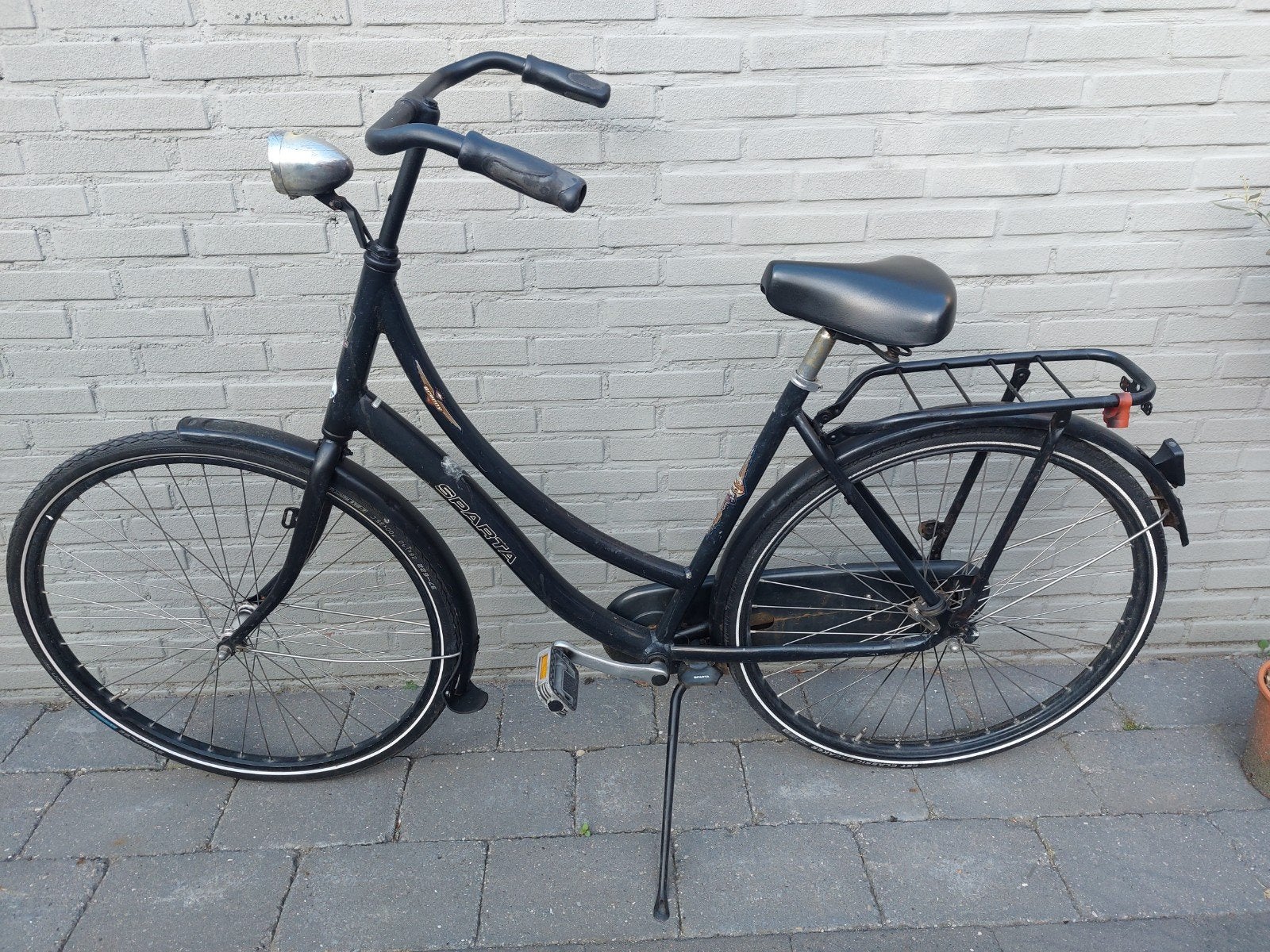 Sparta stationsfiets, Ophalen, Gebruikt