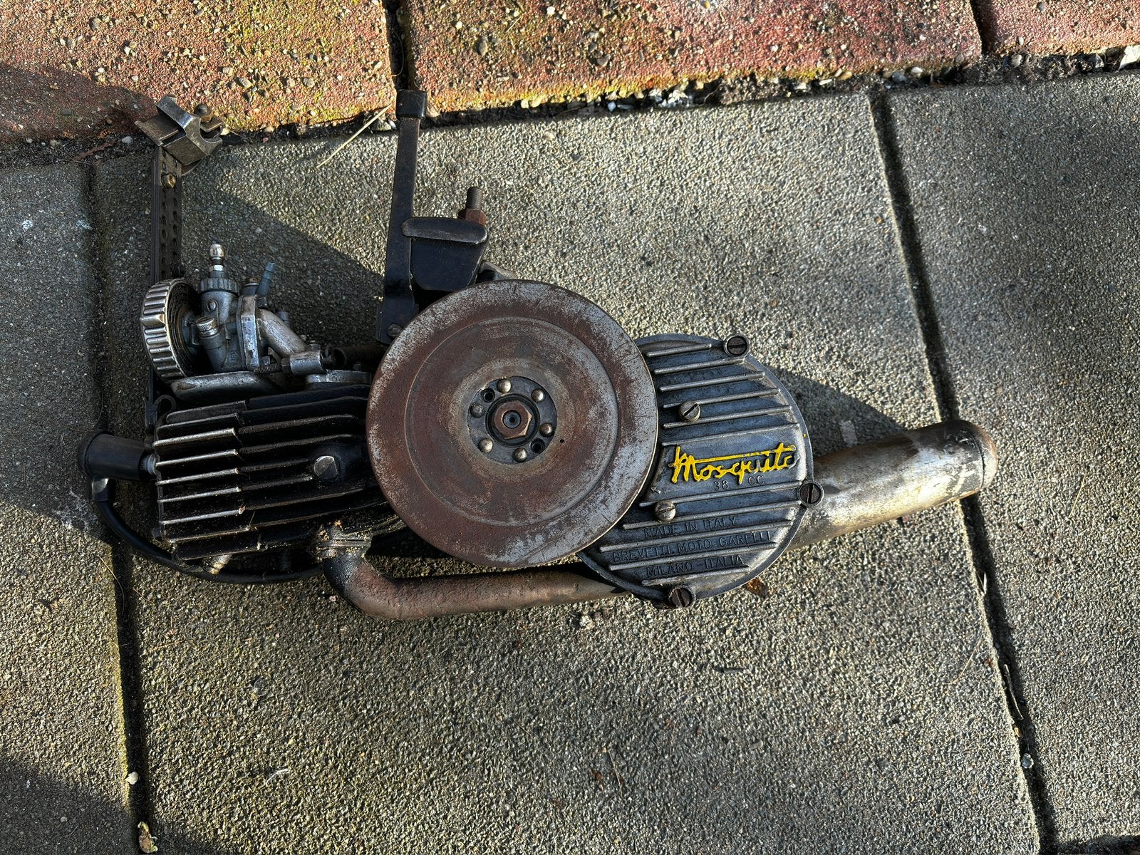 2x Garelli Mosquito 38cc fiets hulpmotor, Ophalen, Gebruikt, Blok, Overige merken