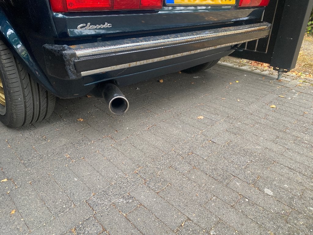 Gezocht chromen achterbumper golf 1 mk1, Auto-onderdelen, Ophalen of Verzenden, Voor, Volkswagen, Bumper