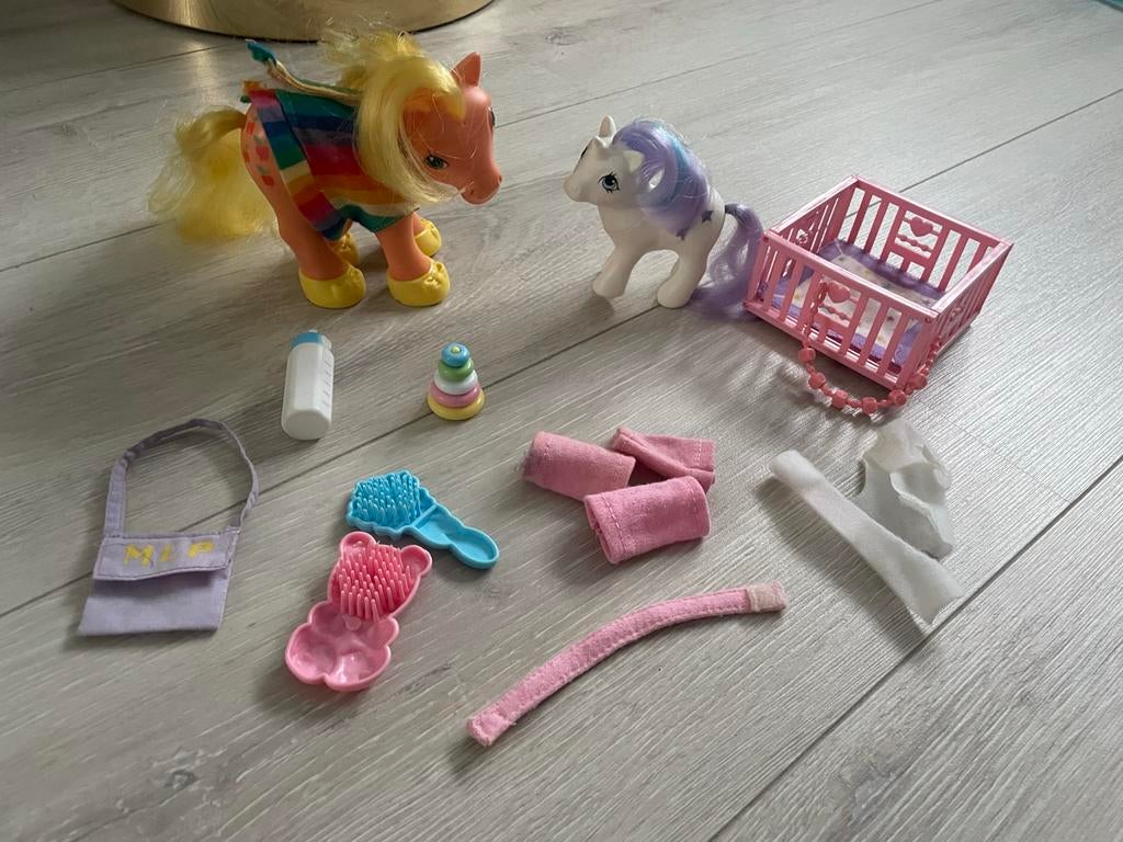 My Little Pony speelset met accessoires Applejack Baby Glory, Ophalen of Verzenden, Gebruikt, Meisje