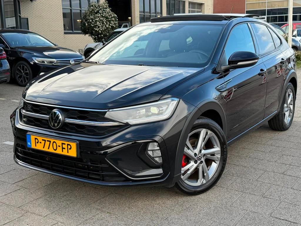 Volkswagen Taigo 1.0 TSI R-Line | PANO l ACC, 1160 kg, Gebruikt, Zwart, Origineel Nederlands