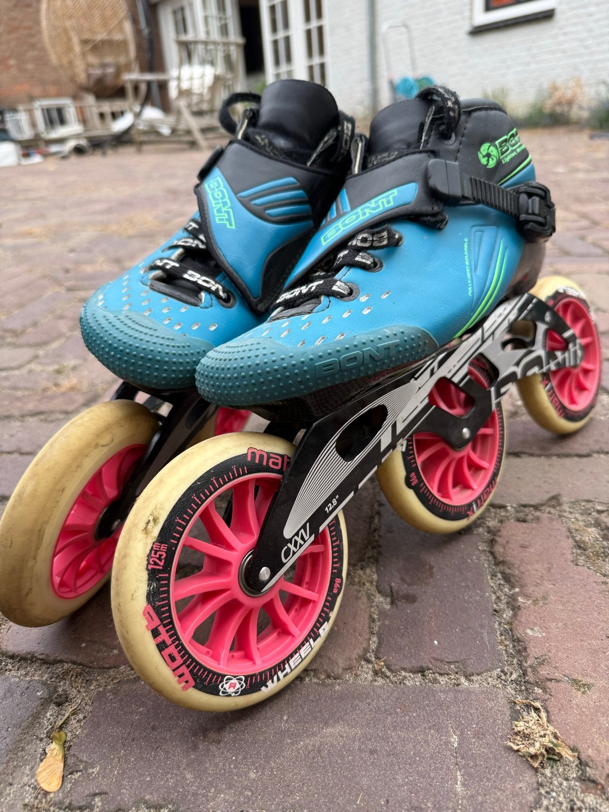 Bont skeelers 12.8 frame cxxv met 3 wielen 125mm, Overige typen, Zo goed als nieuw, Ophalen, Overige merken