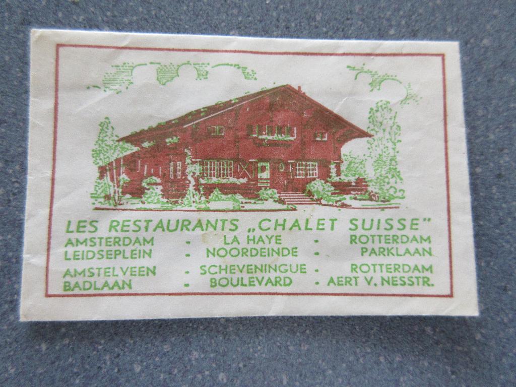 Amstelveen e.a., rest. Chalet Suisse, Verzenden, Nederland