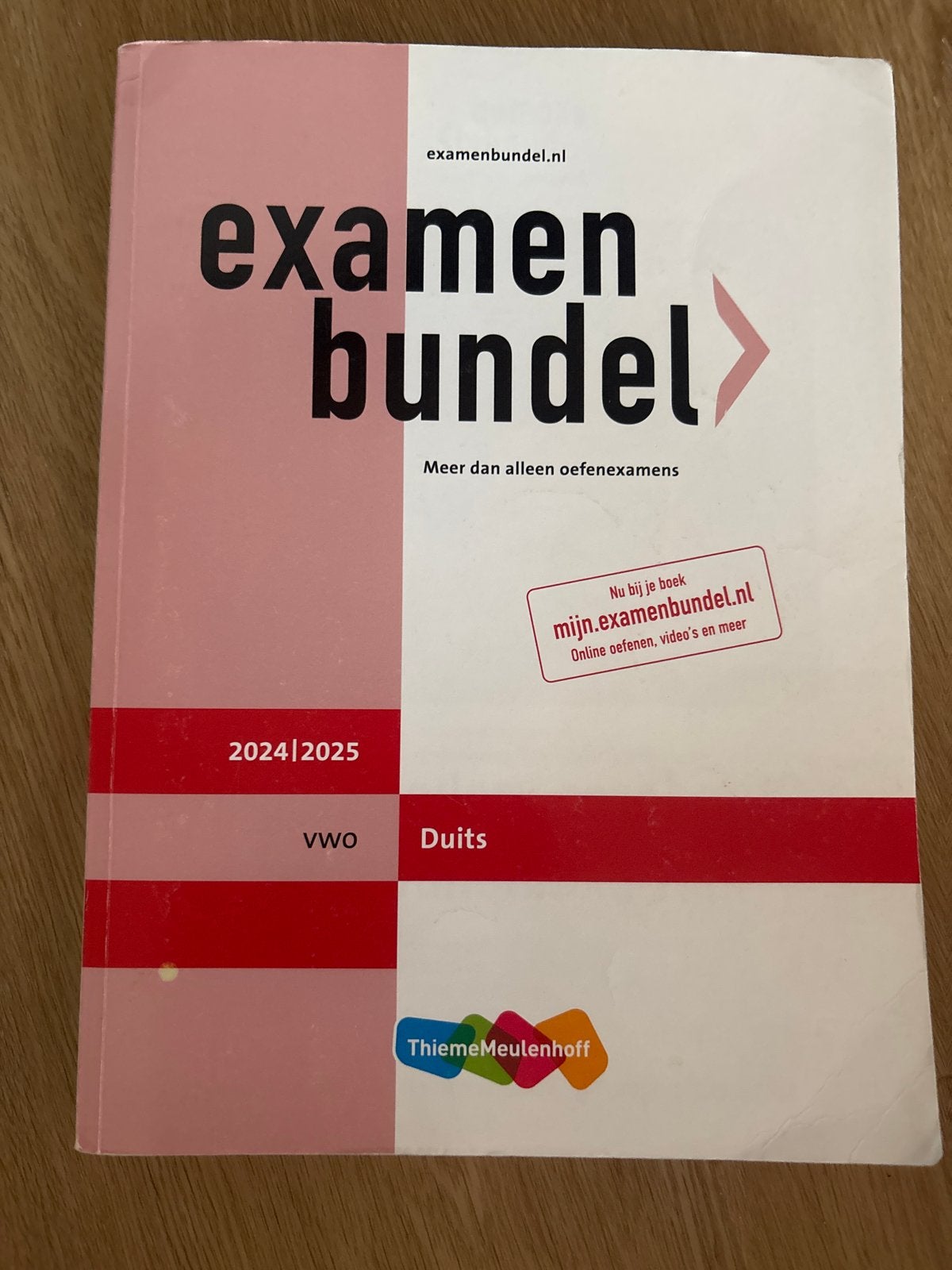 Examenbundel Duits VWO 2024/2025, Ophalen of Verzenden, Alpha, Zo goed als nieuw, Overige niveaus