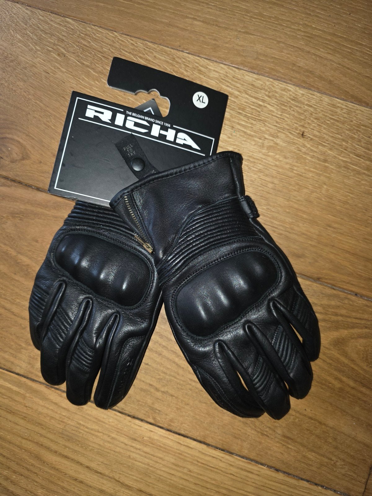 Richa Nazaire motorhandschoenen - Zwart - Maat XL, Ophalen of Verzenden, Nieuw met kaartje, Handschoenen, Richa