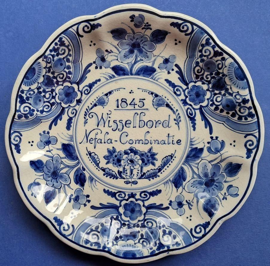 Porceleyne Fles 1939 Wisselbord NEFALA 19cm (T21-30) AVA, Antiek en Kunst, Ophalen of Verzenden