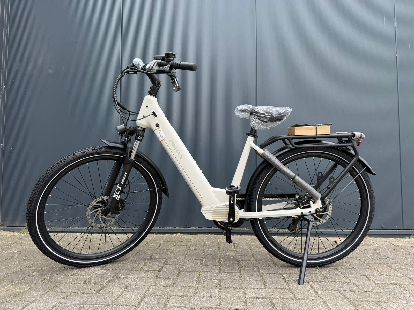 Elektrische fiets - Qreate City Pro + accessoires - NIEUW