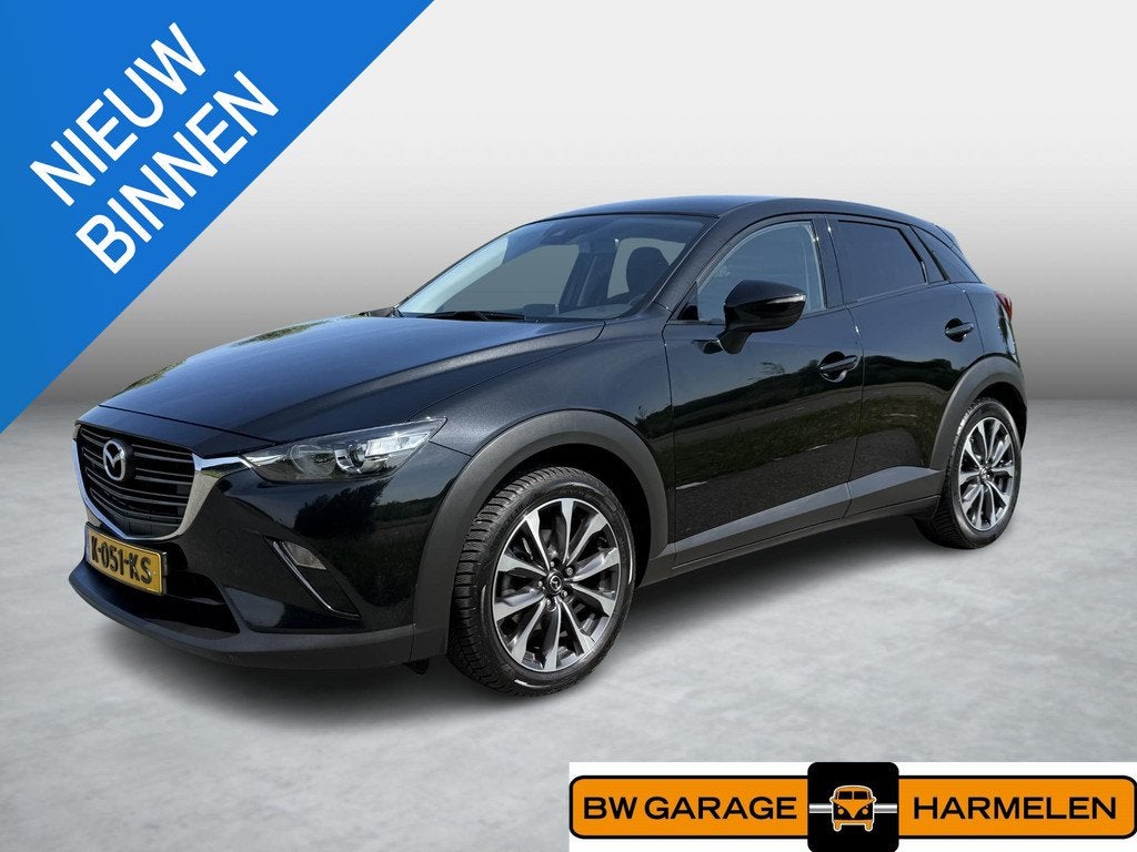 Mazda CX-3 2.0 SkyActiv-G 121 Sportive | Achteruitrijcamera, Auto's, Mazda, 1998 cc, Stof, 4 cilinders, Zwart