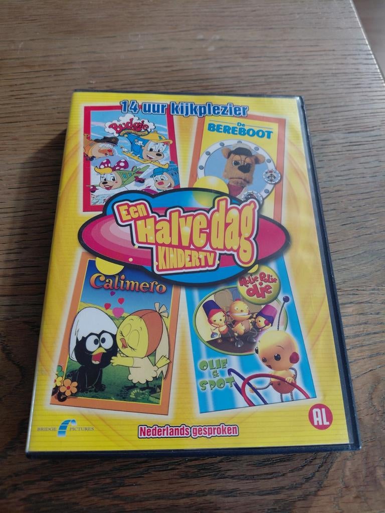 Een Halve Dag Kinder TV DVD box. 14 uur kijkplezier, Europees, Gebruikt, Tekenfilm, Alle leeftijden