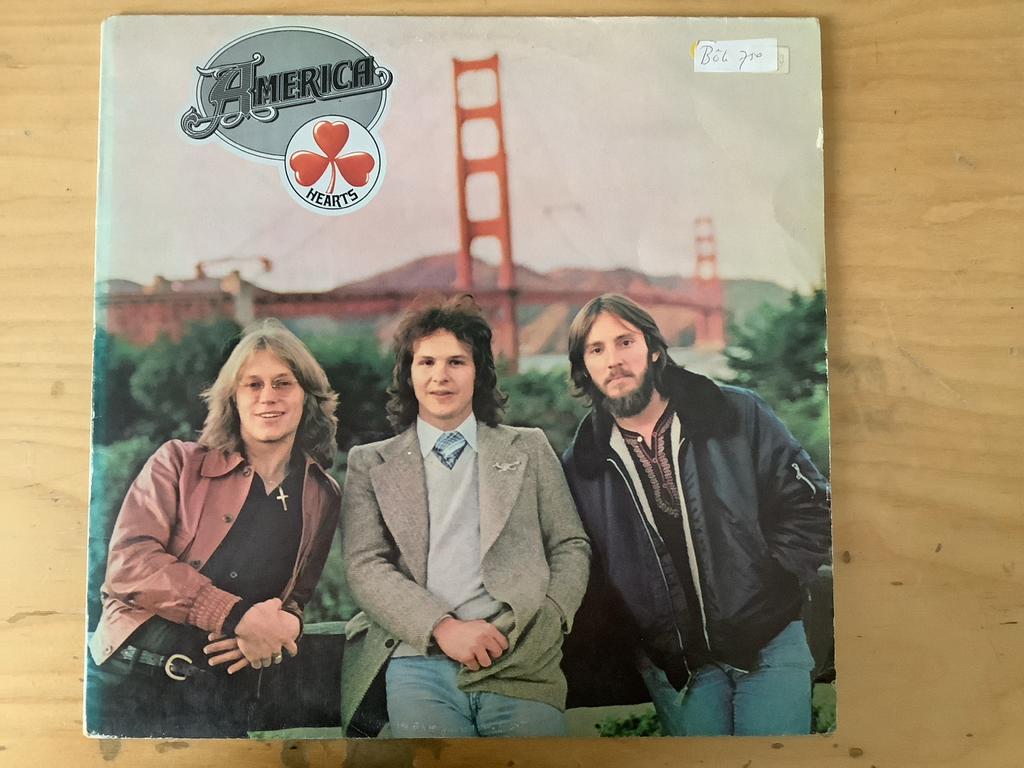 America - Hearts (LP, 1975), Ophalen of Verzenden, 1970 - 1979, Gebruikt, 12 inch