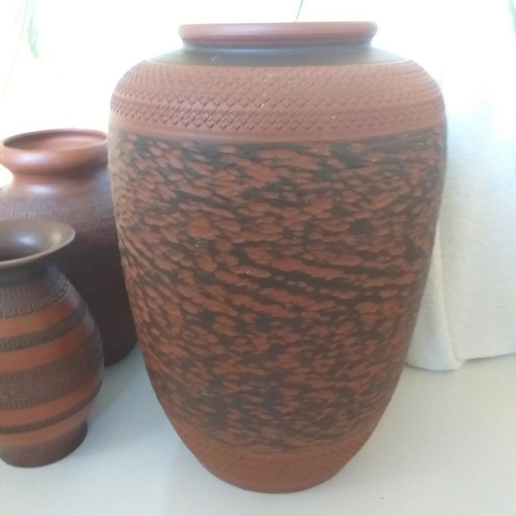 Grote origineel retro vaaz uit erfenis, Ophalen of Verzenden, Overige kleuren, Glas, Minder dan 50 cm