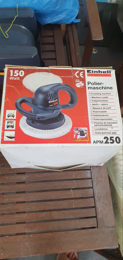 Einhell APM 250 Polijstmachine 150W, Auto diversen, Ophalen, Gebruikt