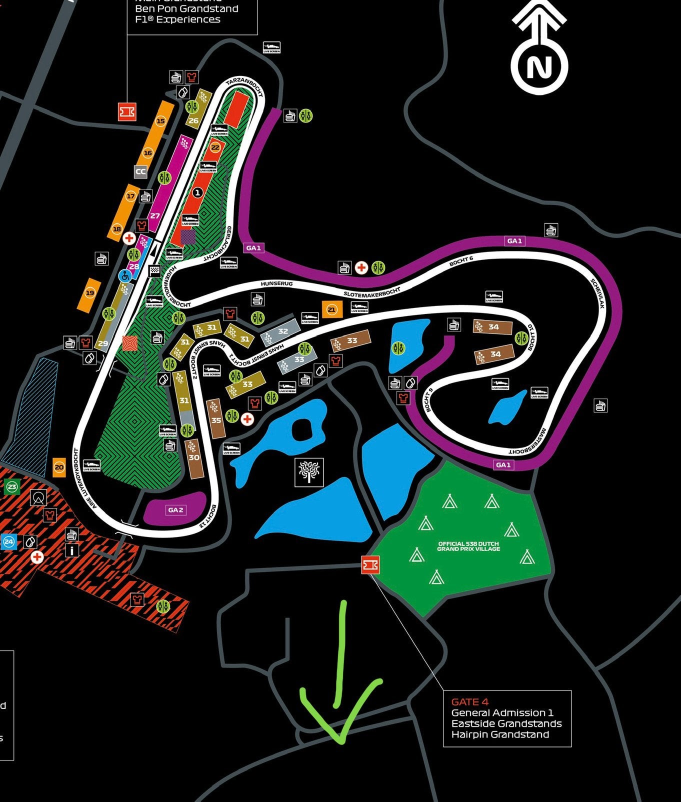 Parkeerplaats te huur F1 Zandvoort, Eén persoon, Augustus