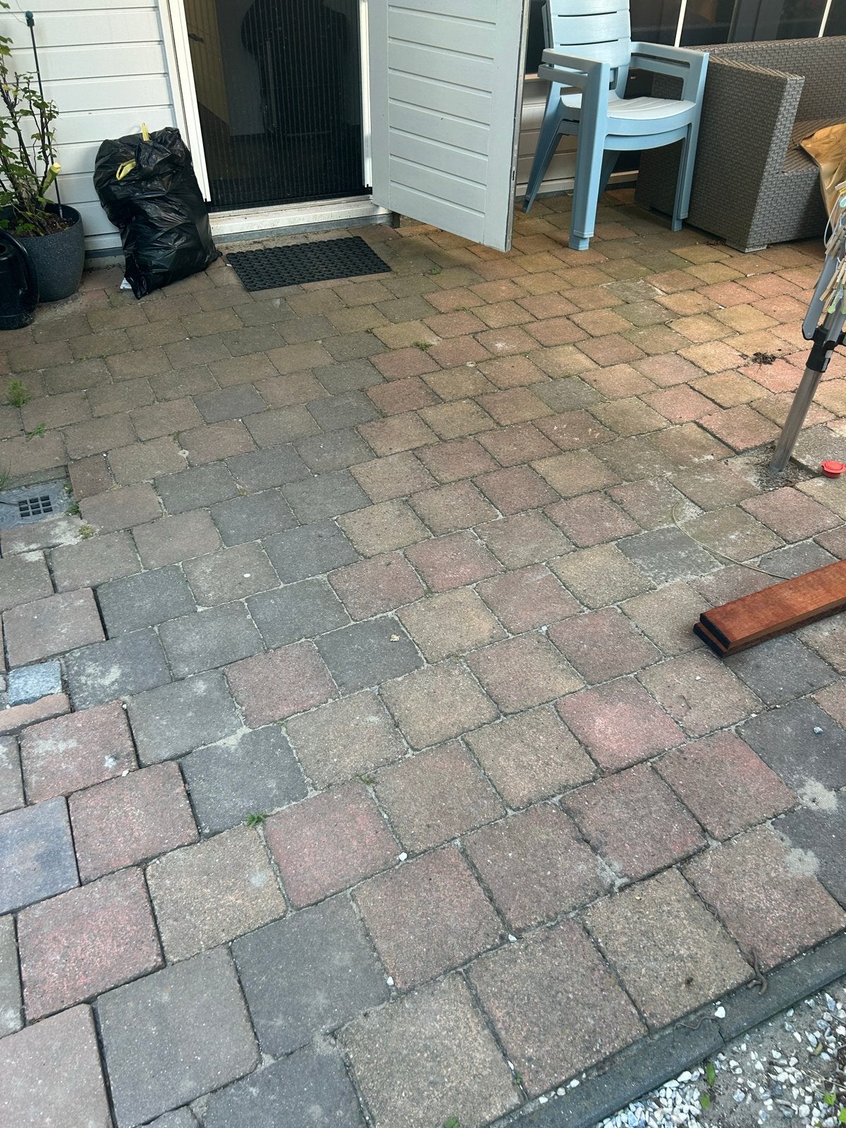20m² terras tegels gratis af te halen, Ophalen, Gebruikt, 10 m² of meer, Beton