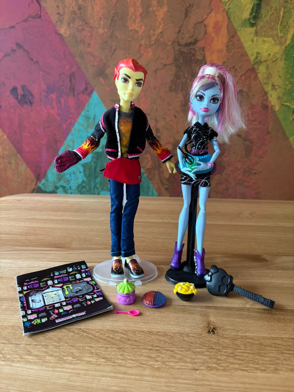 Abbey en heath monster high, Ophalen of Verzenden, Zo goed als nieuw