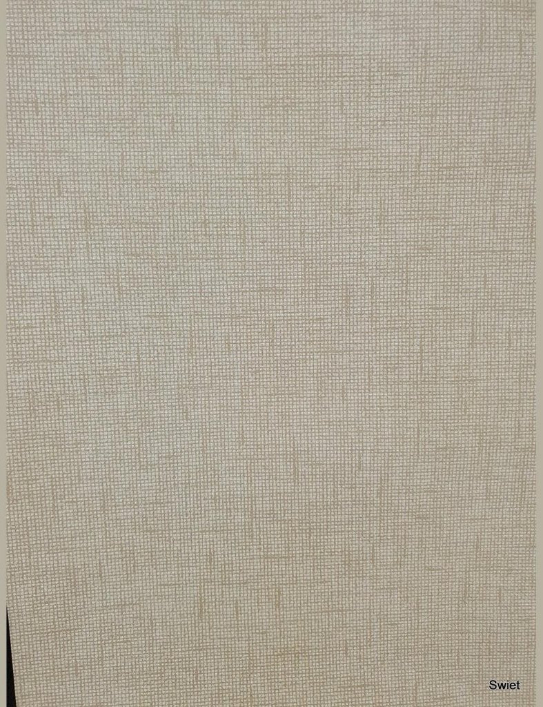 14013 vintage 70s jutelook burlap oud behang wallpaper swiet, Ophalen of Verzenden, Beige