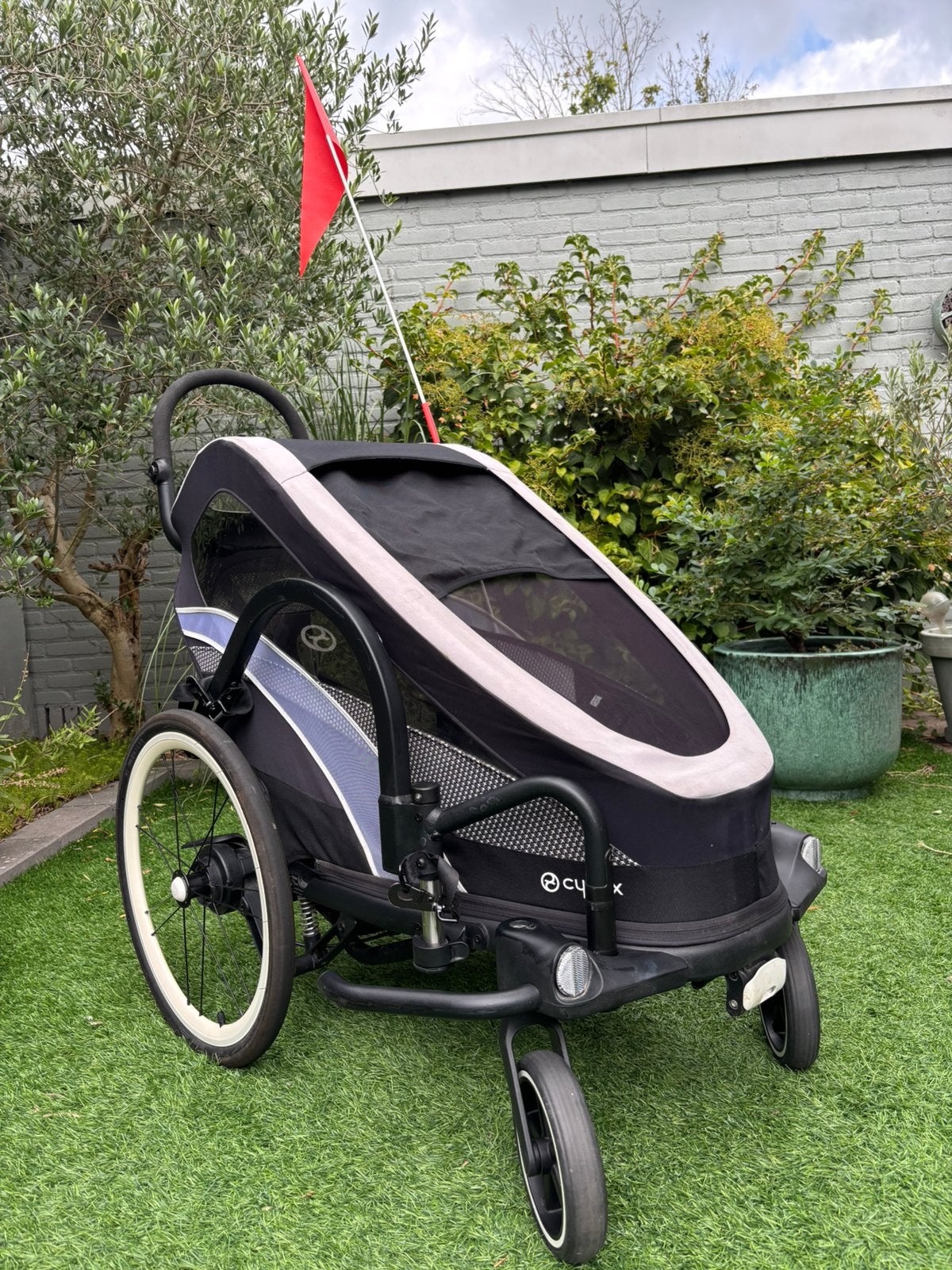 Cybex Zeno geveerde fietskar, Ophalen, Opvouwbaar, 20 tot 40 kg, Zo goed als nieuw