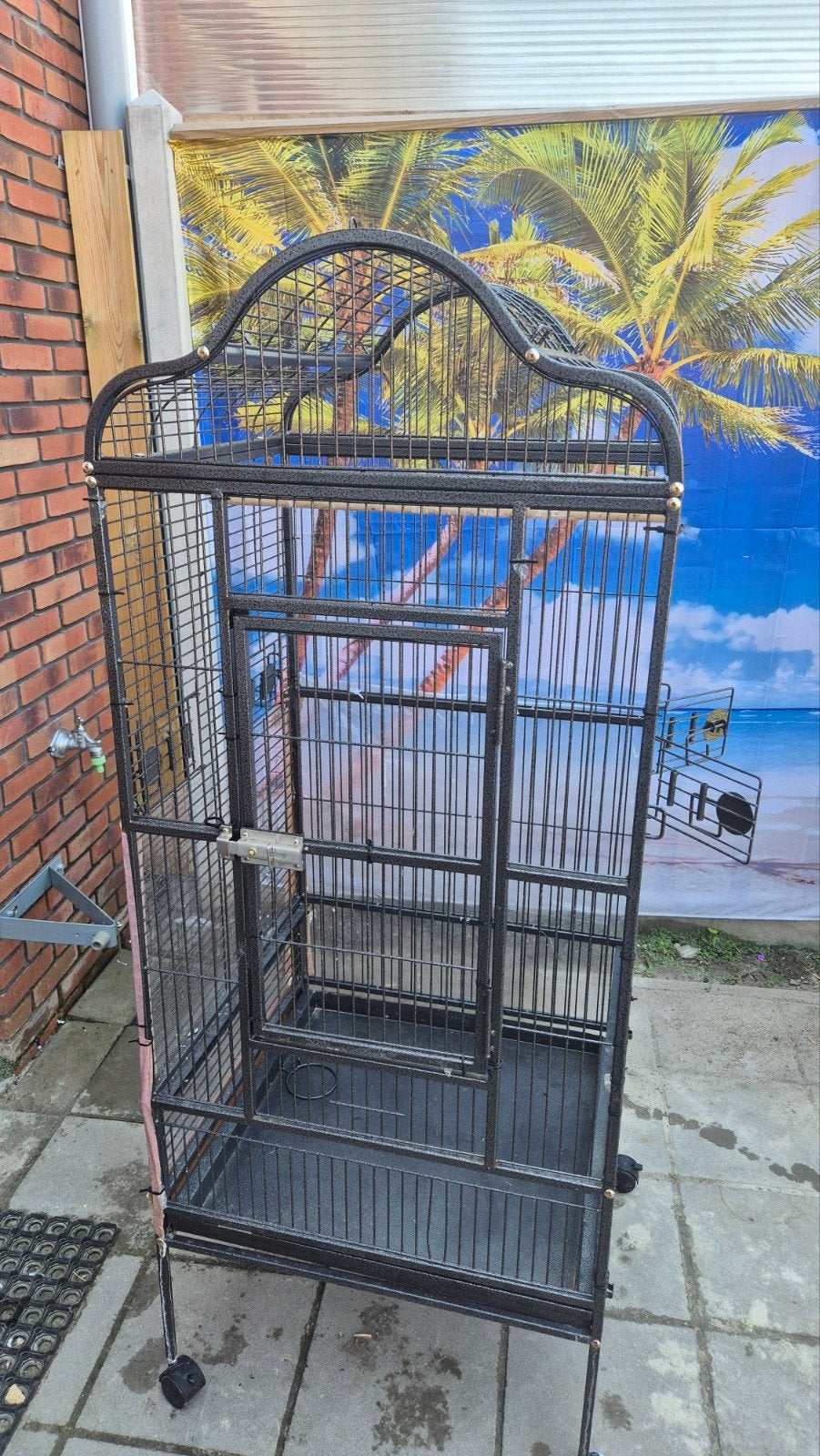 Grote vogelkooi / kamer voliere, Ophalen, Zo goed als nieuw, Metaal, Vogelkooi