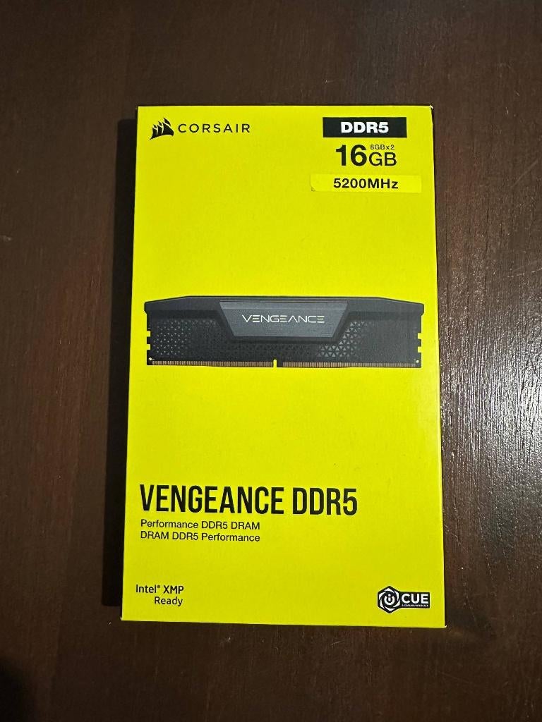 Corsair 16GB DDR5 RAM 5200MT/s, gloednieuw, Nieuw, Ophalen of Verzenden, Desktop, DDR5