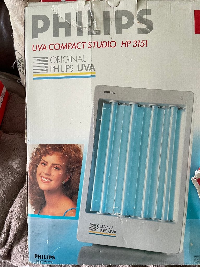philips uva, Ophalen, Zo goed als nieuw, Zonnebank enkelzijdig, Minder dan 10 lampen