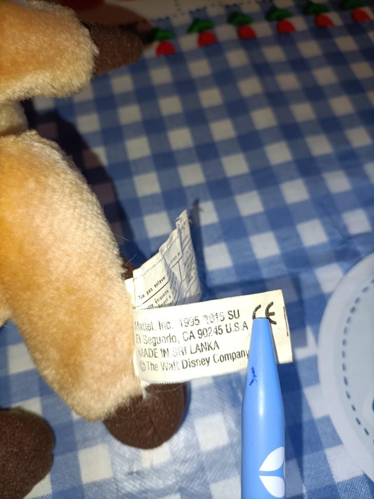 Timon knuffel van Disney's The Lion King 30 cm uit 1995, Ophalen of Verzenden, Zo goed als nieuw, Overige typen