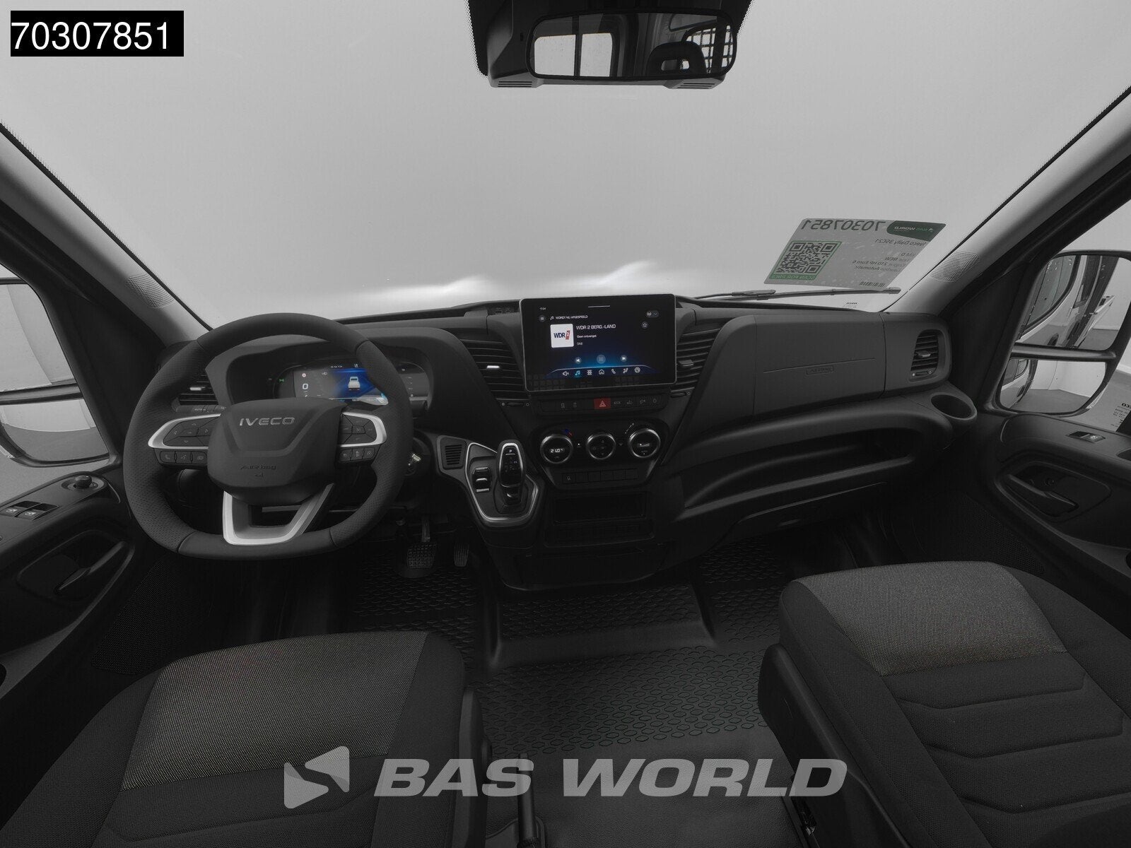 Iveco Daily 35C21 3.0L Automaat Open Laadbak 210PK ACC LED A, Auto's, Automaat, Multifunctioneel stuurwiel, Stof, Euro 6