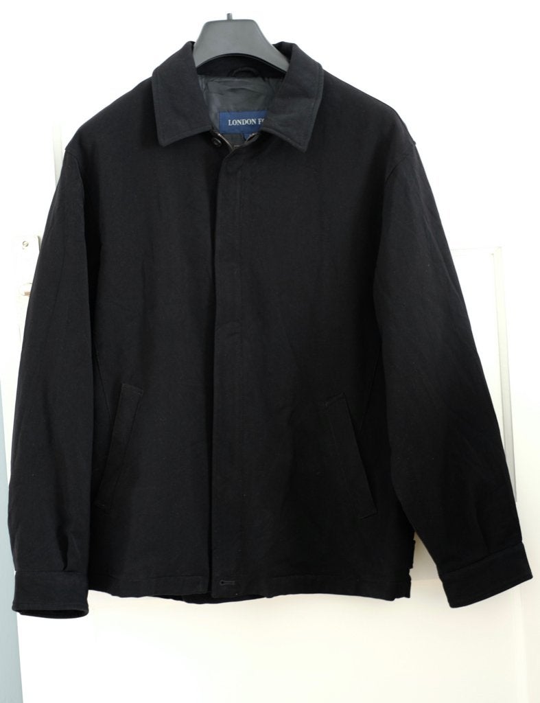 London Fog jas, Kleding | Heren, Jassen | Winter, Ophalen of Verzenden, Gedragen, Maat 48/50 (M), Zwart