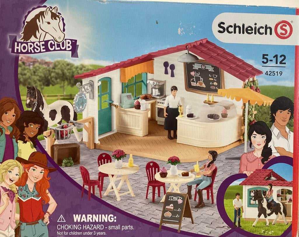 Schleich 42519 Ruitercafé, Verzamelen, Speelgoed, Zo goed als nieuw, Ophalen of Verzenden