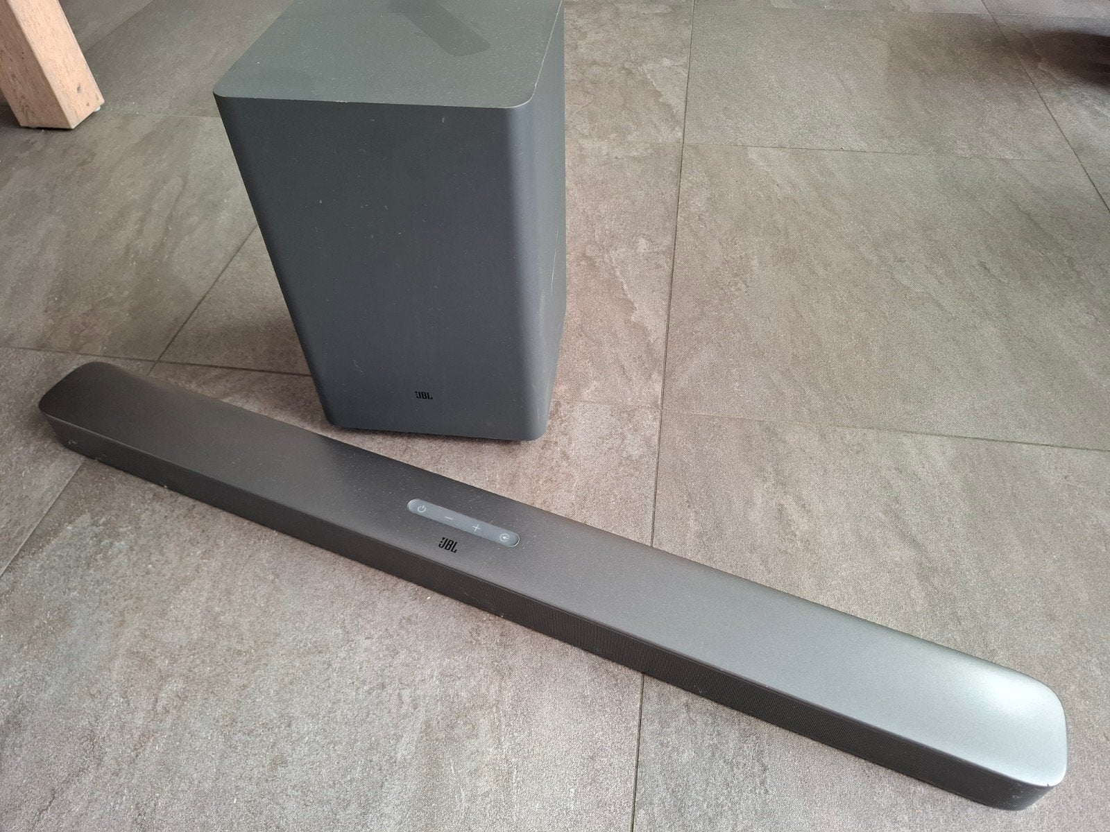 JBL Bar 2.1 Deep Bass Soundbar met Subwoofer, Soundbar, 70 watt of meer, Zo goed als nieuw, Overige spelers