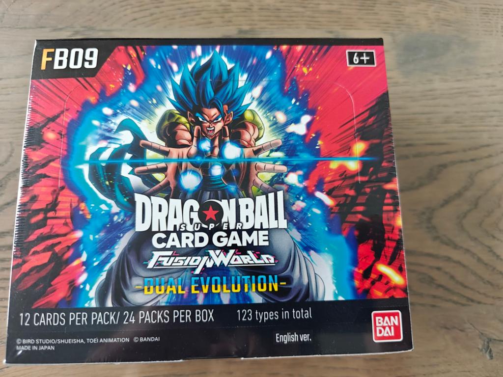 Dragonball Super FB09 Dual Evolution Booster Box Sealed !, Ophalen of Verzenden, Nieuw, Boosterbox, Foil