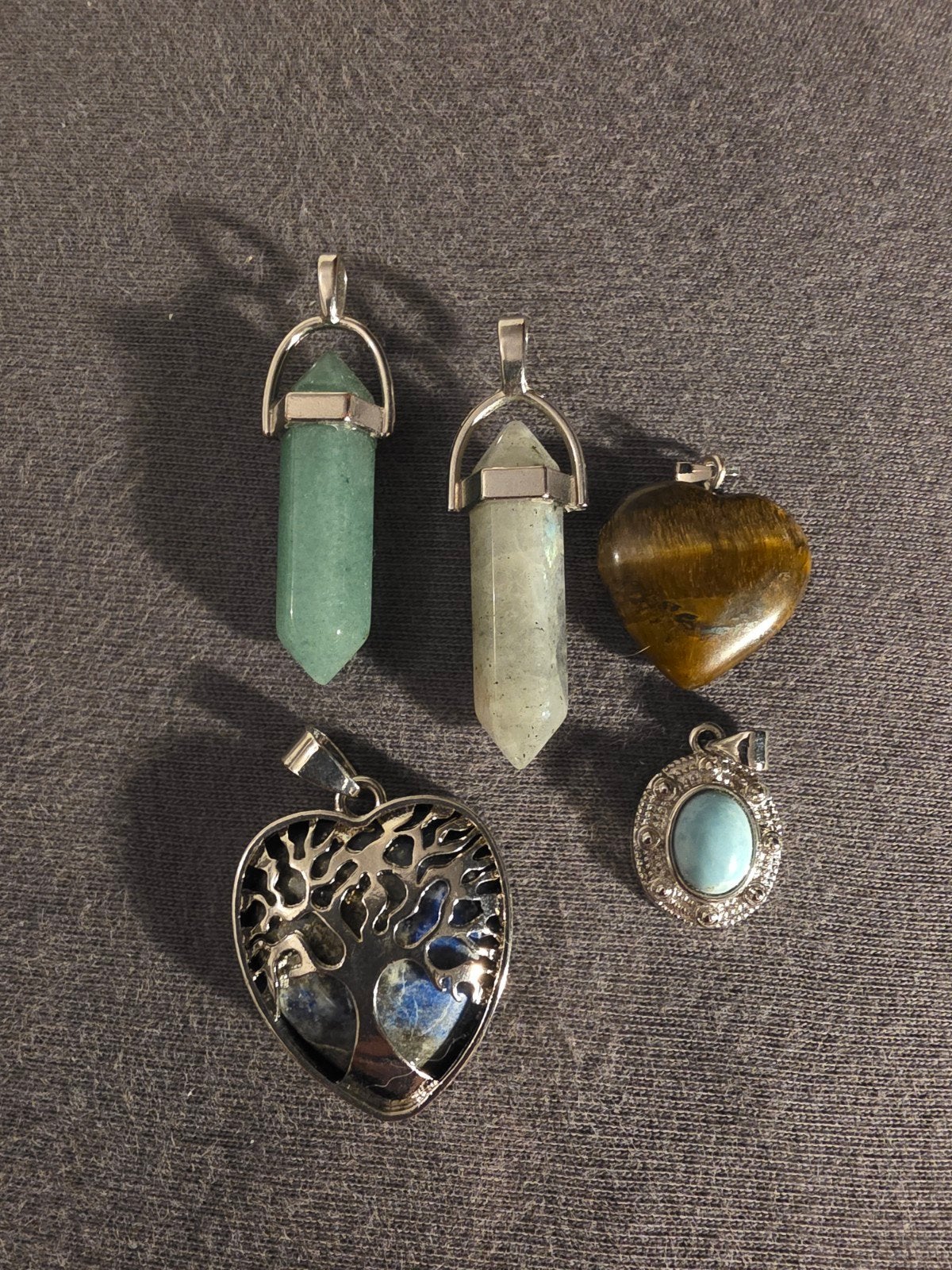 Hangers Aventurijn, labradoriet, tijgeroog, larimar, sodalie, Ophalen of Verzenden, Nieuw