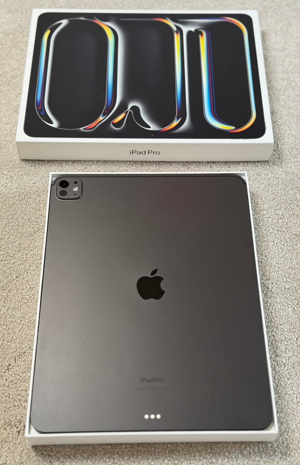  Apple Ipad Pro 13 Inch 2024 M4 256GB Kort gebruikt, Apple, Zwart, Ophalen of Verzenden, Zo goed als nieuw