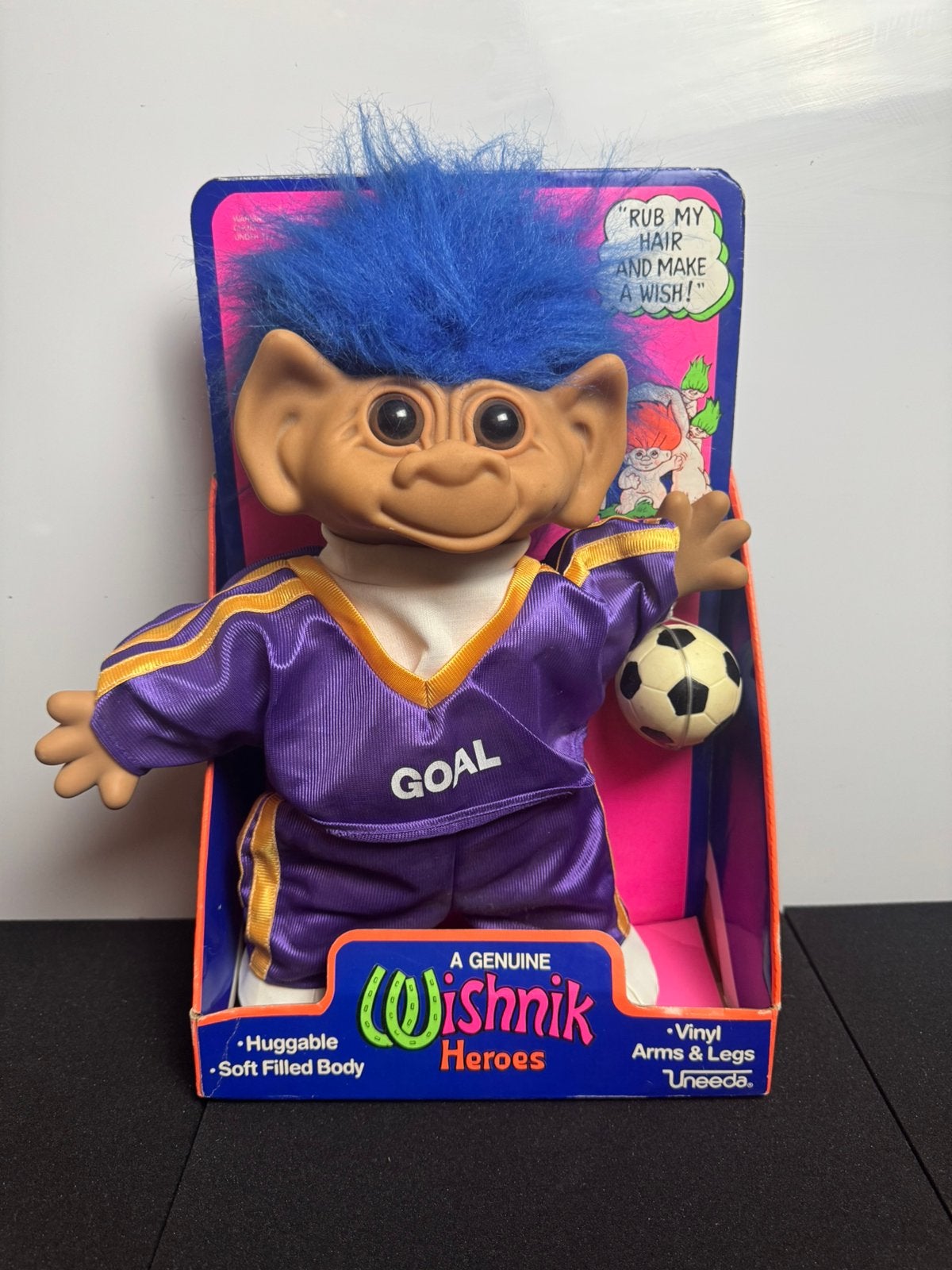 Wishnik Heroes voetbal trol — Uneeda 1992 — nieuw in doos, Ophalen of Verzenden