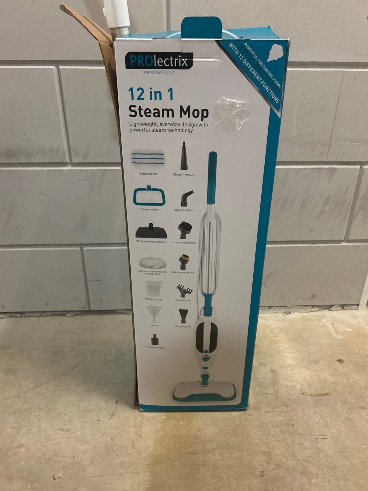 Een 12 in 1 steam mop, Ophalen, Zo goed als nieuw