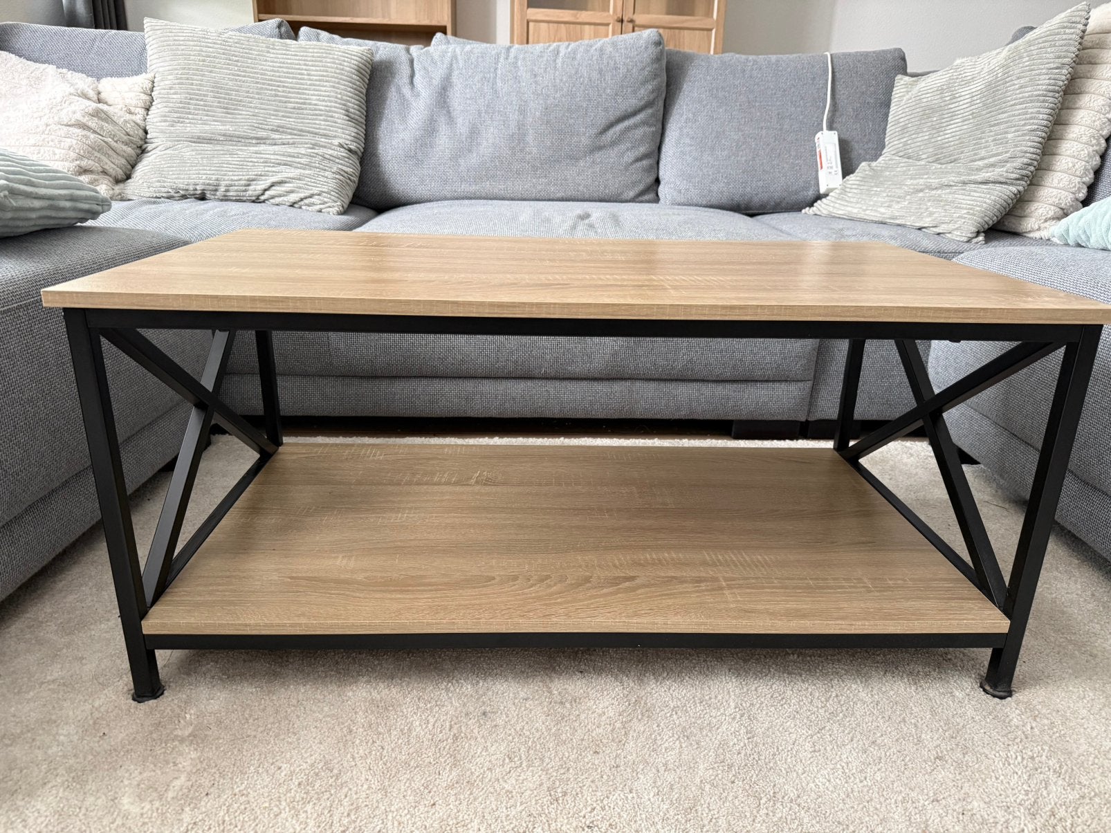 Leenbakker salontafel, Ophalen, 100 tot 150 cm, Zo goed als nieuw, 25 tot 50 cm