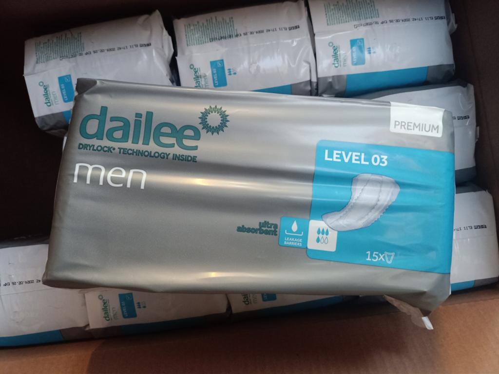 Dailee men incontinentie verband, Diversen, Ophalen of Verzenden