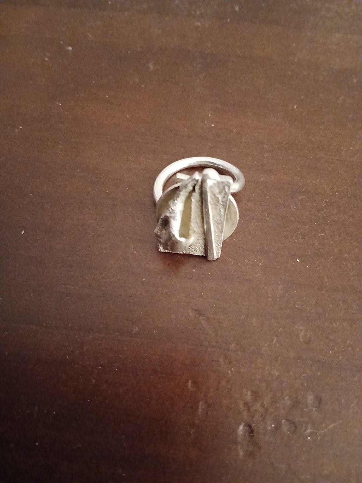 Edelsteen ring, Sieraden, Tassen en Uiterlijk, Edelstenen, Ophalen, Zo goed als nieuw