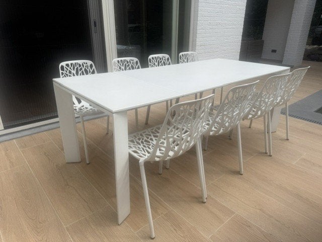 Fast Forest tafel + stoelen, Ophalen, Overige materialen, Gebruikt, Wit