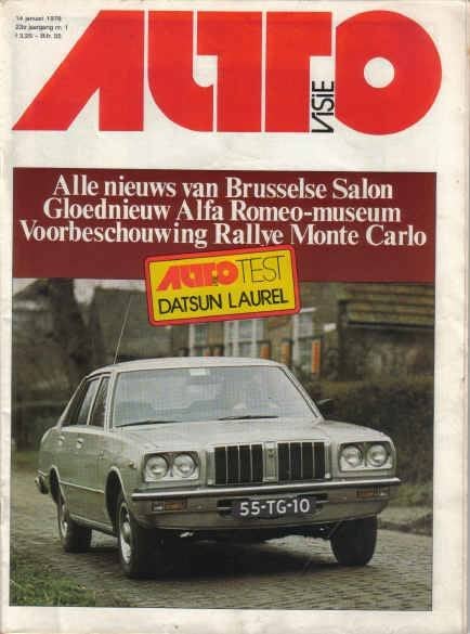 Autovisie 1 1978 : Datsun Laurel - Chrysler Simca Horizon, Ophalen of Verzenden, Gelezen, Algemeen