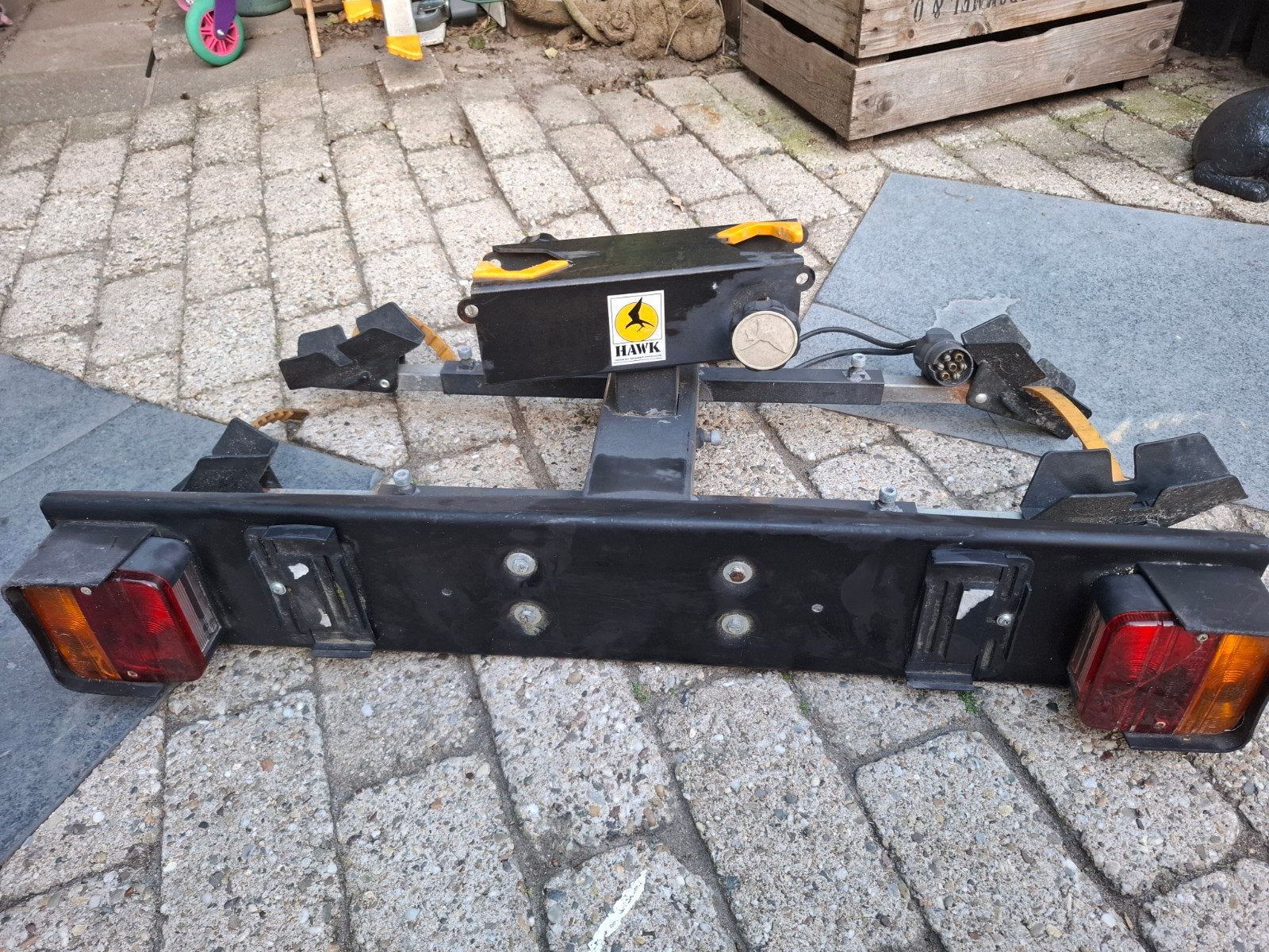 Hawk Trekhaakdrager voor 2 fietsen, Ophalen of Verzenden, 2 fietsen, Gebruikt, Trekhaakdrager