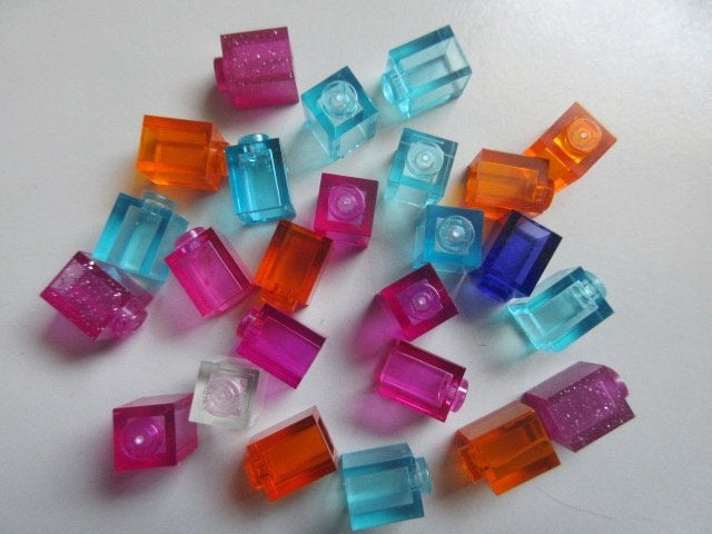 nr. 7346, Transparante steentjes. 1x1, Ophalen of Verzenden, Zo goed als nieuw, Losse stenen, Lego