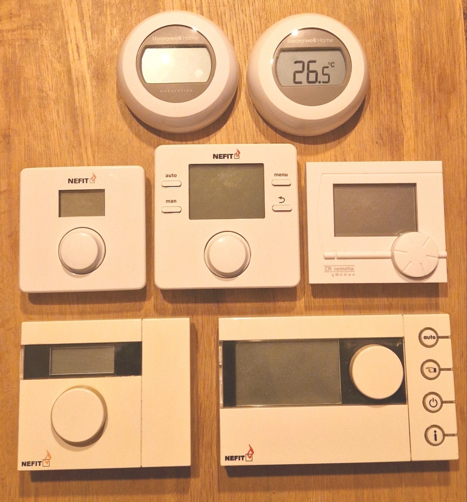Kamerthermostaten Honeywell/Nefit/Remeha, Ophalen of Verzenden, Gebruikt