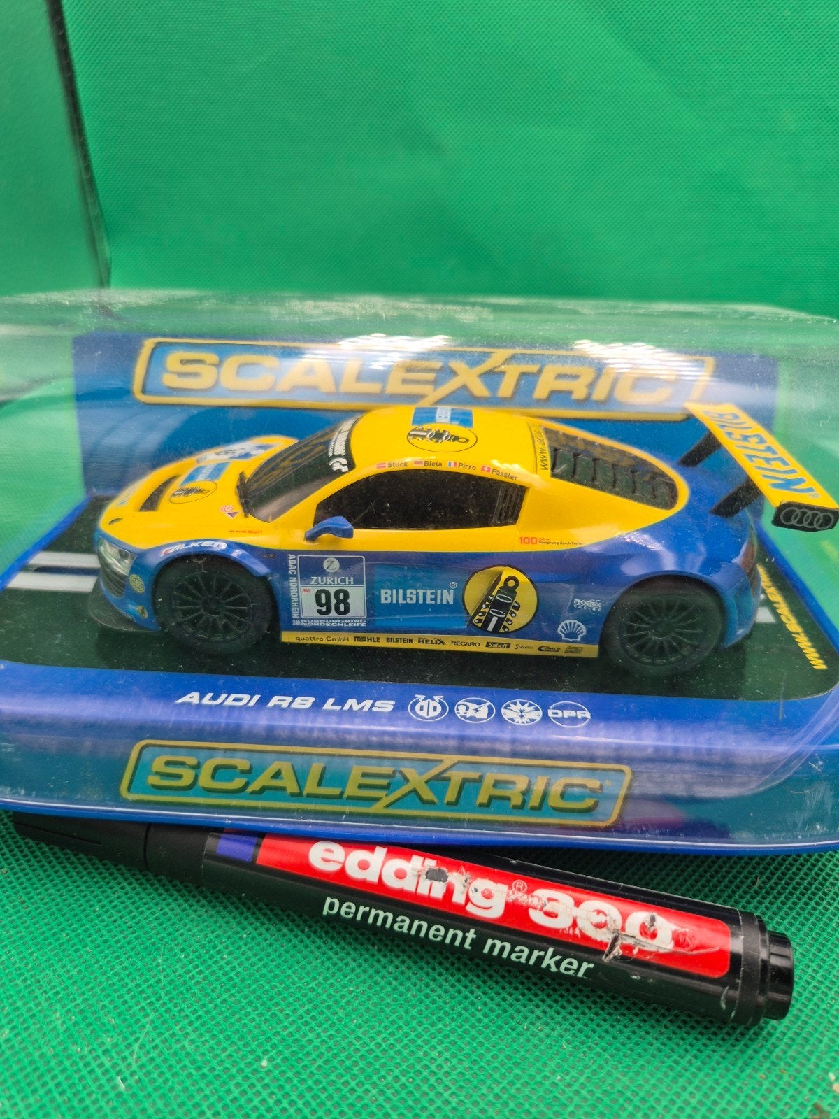 90 Audi R8 LMS scaleXtric slotcar, Ophalen of Verzenden, Gebruikt, Elektrisch, Overige merken