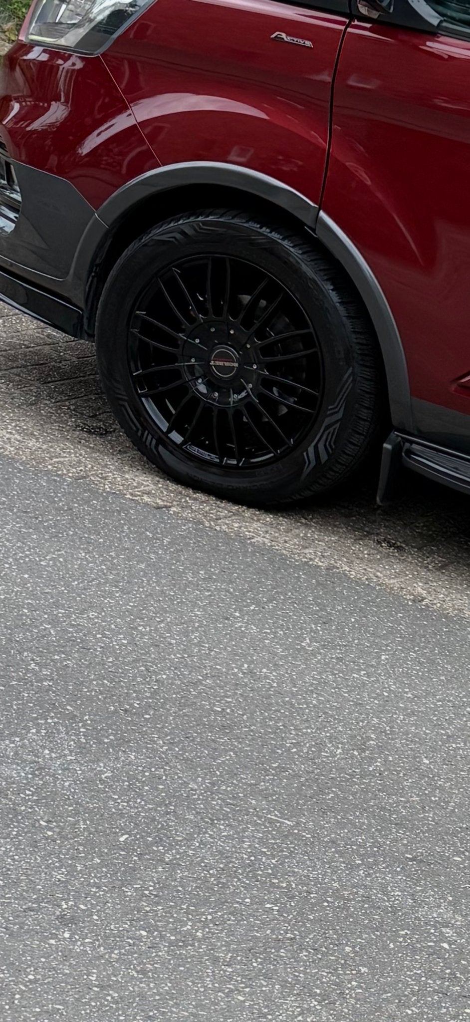 Borbet velgen met banden - 18 inch, Ophalen, 18 inch, Gebruikt, Banden en Velgen