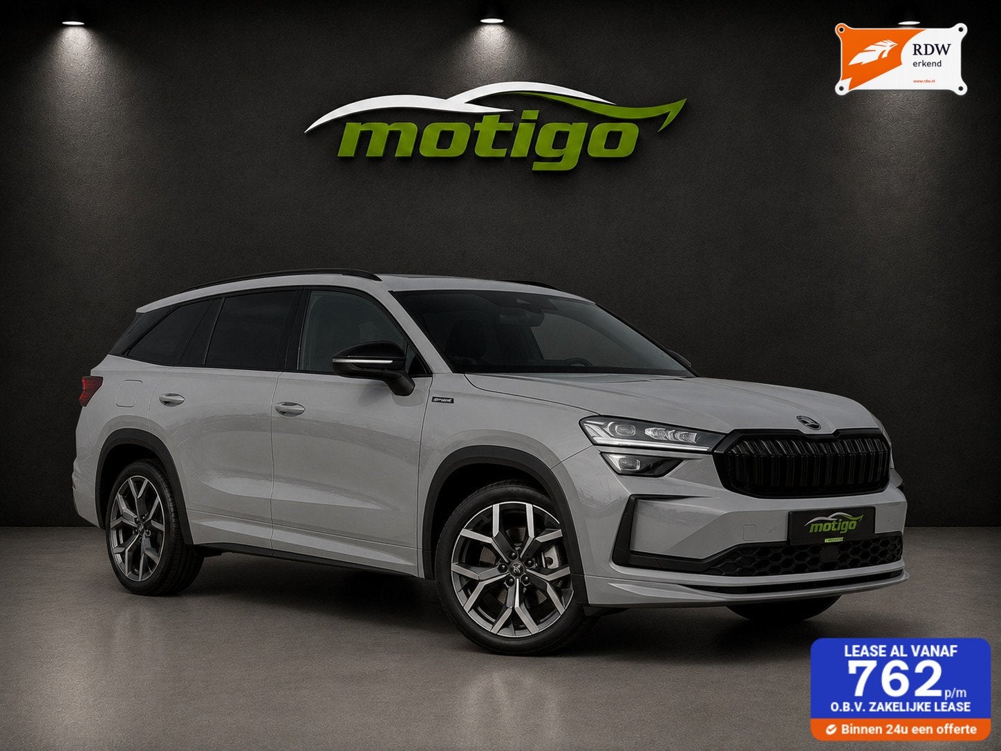Skoda Kodiaq 1.5 TSI PHEV Sportline Business/20"/soundpack, Auto's, 4 cilinders, Alcantara, Bedrijf, 1817 kg