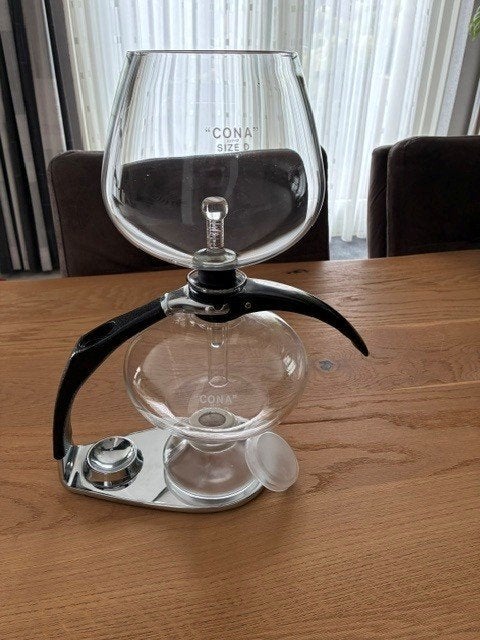 Cona Koffiezetter (side D), Ophalen, Afneembaar waterreservoir, Koffiemachine, Gemalen koffie