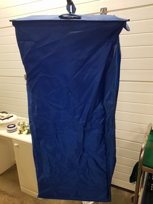 -	Camping hangkast nieuw blauw, Caravans en Kamperen, Ophalen of Verzenden, 'T Olde Gre-j, Info@toldegrej.nl, Endepoelstraat 20f Didam