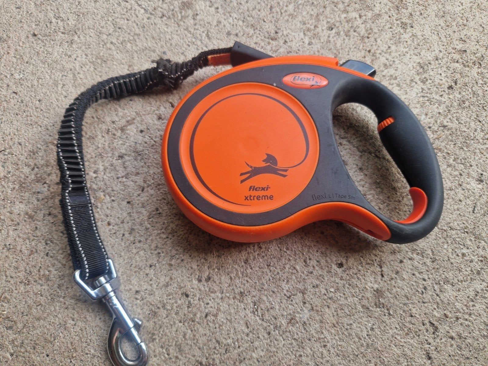 Flexi extreme maat L looplijn tape riem 5 meter, Ophalen of Verzenden, Zo goed als nieuw, Hondenriem