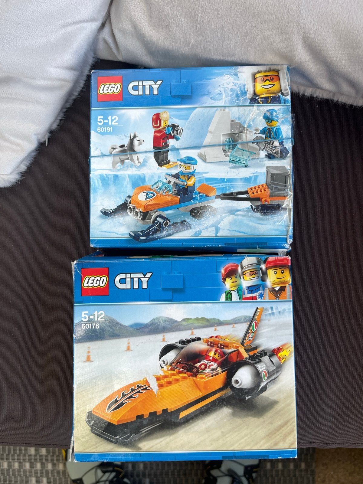 LEGO City 60191 Arctische expeditie en 60178 Racestraaljager, Ophalen, Gebruikt, Overige merken
