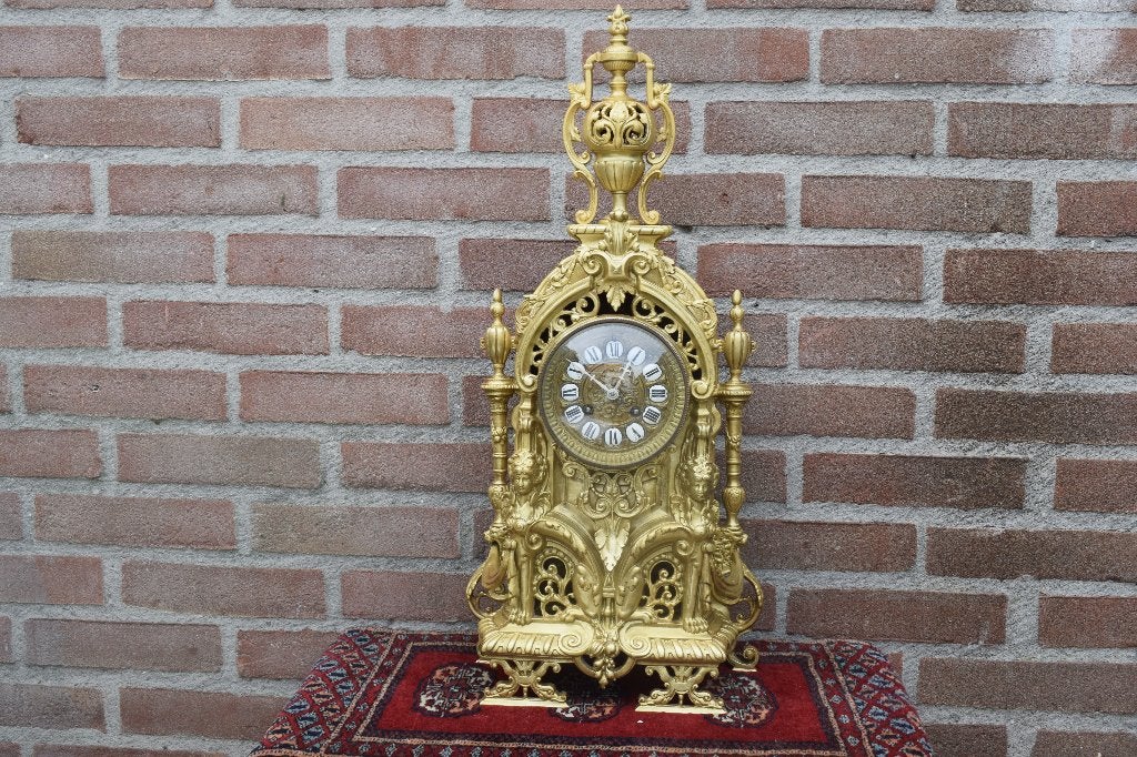 bronzen klok, Antiek en Kunst, Ophalen of Verzenden